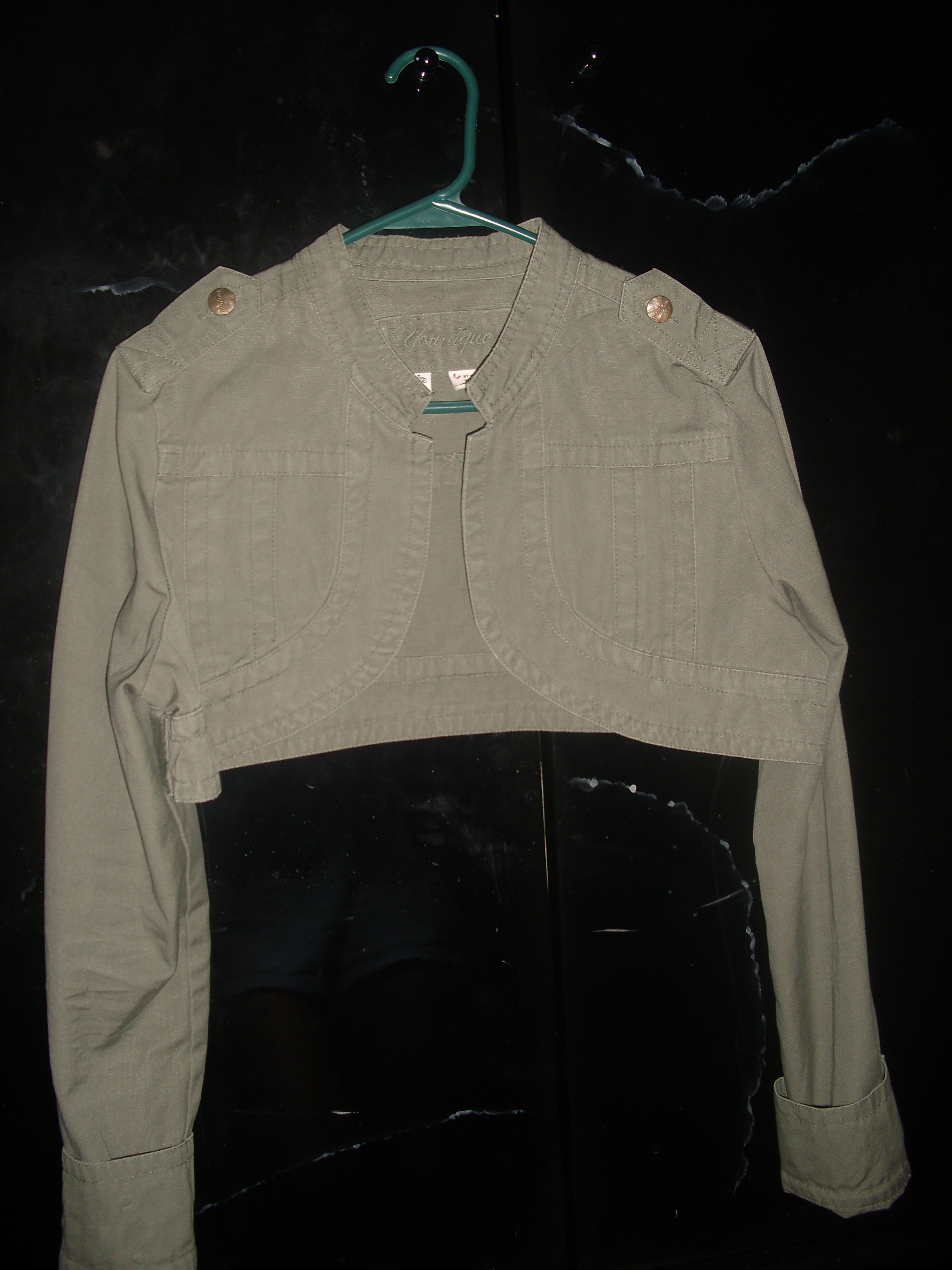 Green Crop Jacket